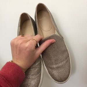Stuart Weitzman Slip On Sparkle Tennis Shoes